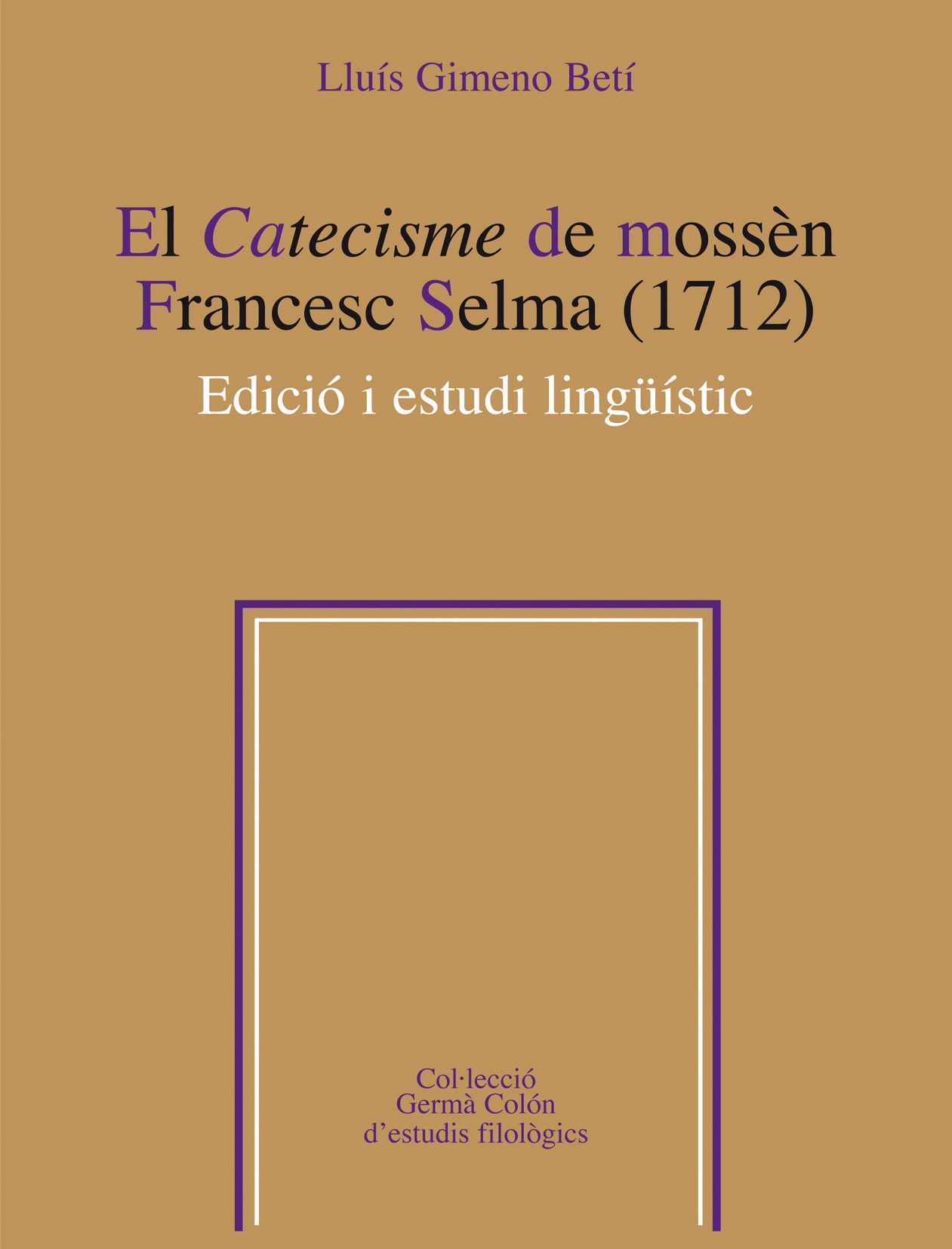 El catecisme de mossèn Francesc Selma (1712)