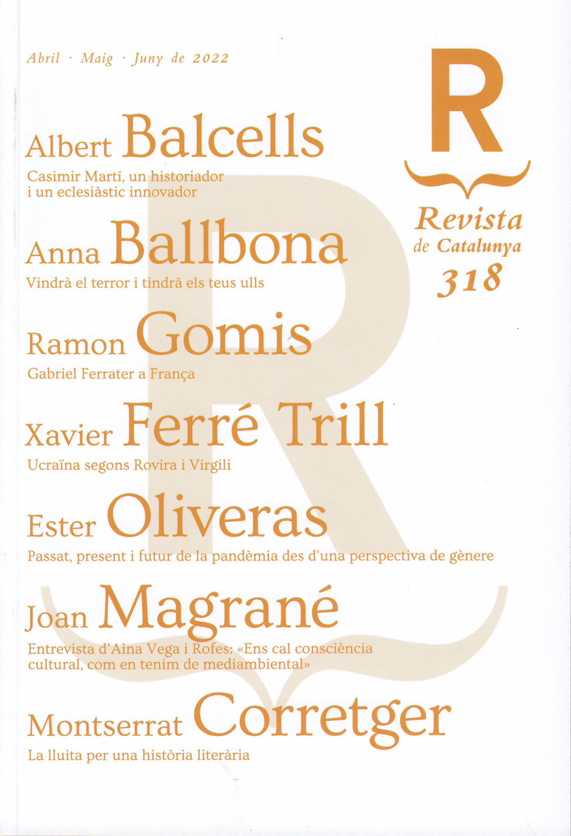 Revista de Catalunya. 318