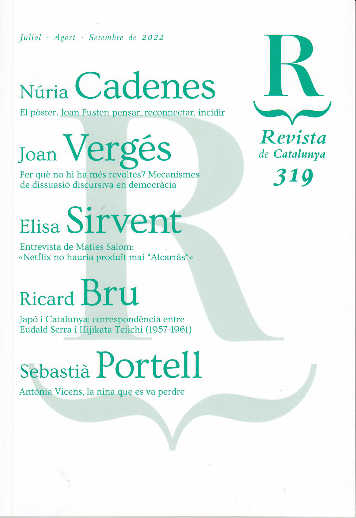 Revista de Catalunya. 319