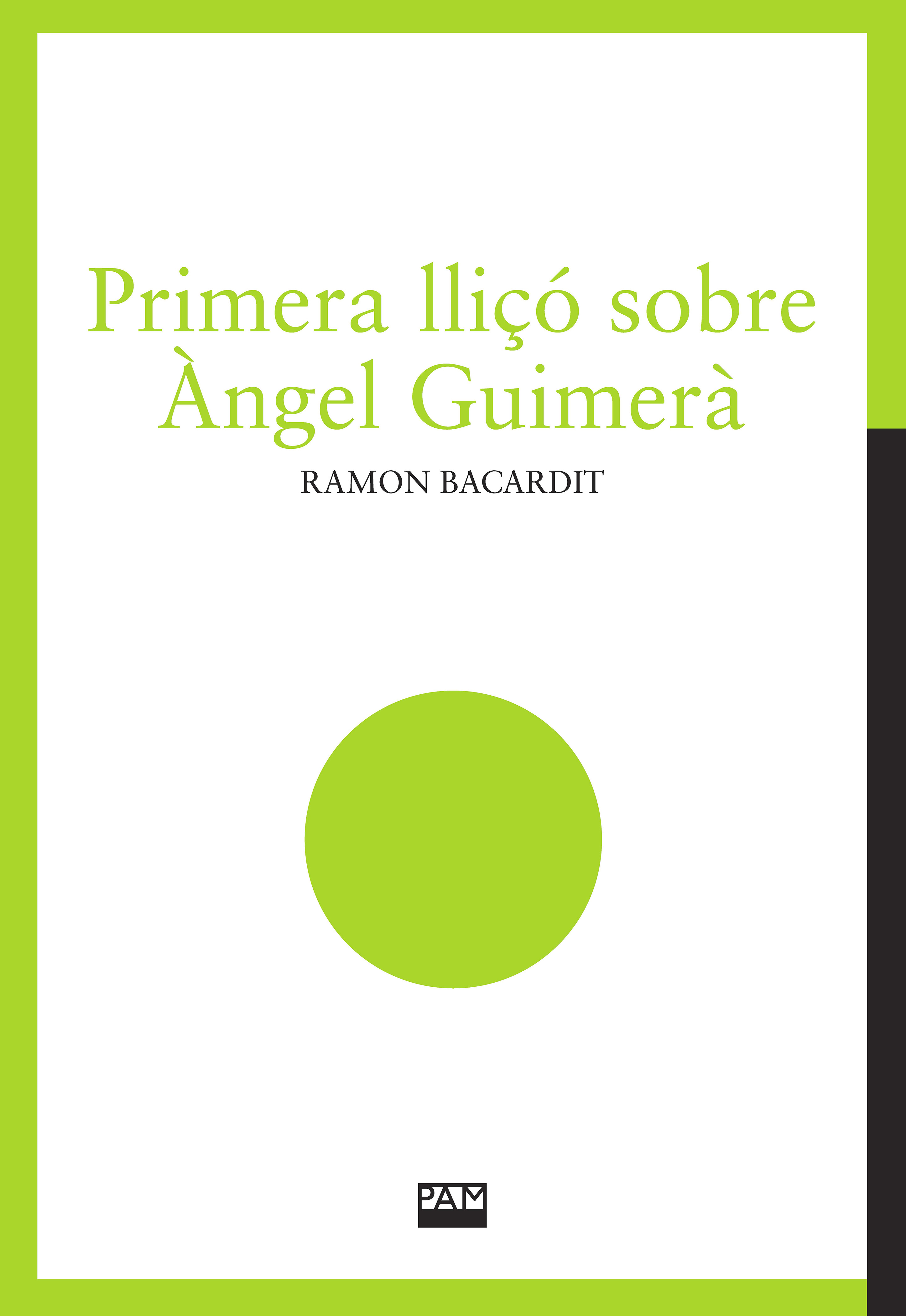 Primera lliçó sobre Àngel Guimerà