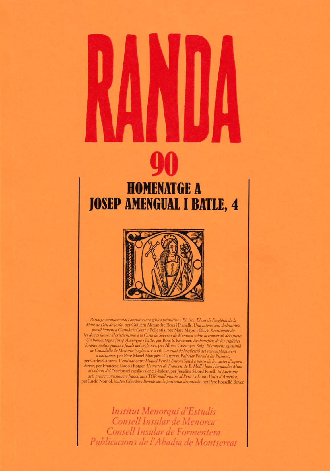 Randa 90. Homenatge a Josep Amengual i Batle, 4
